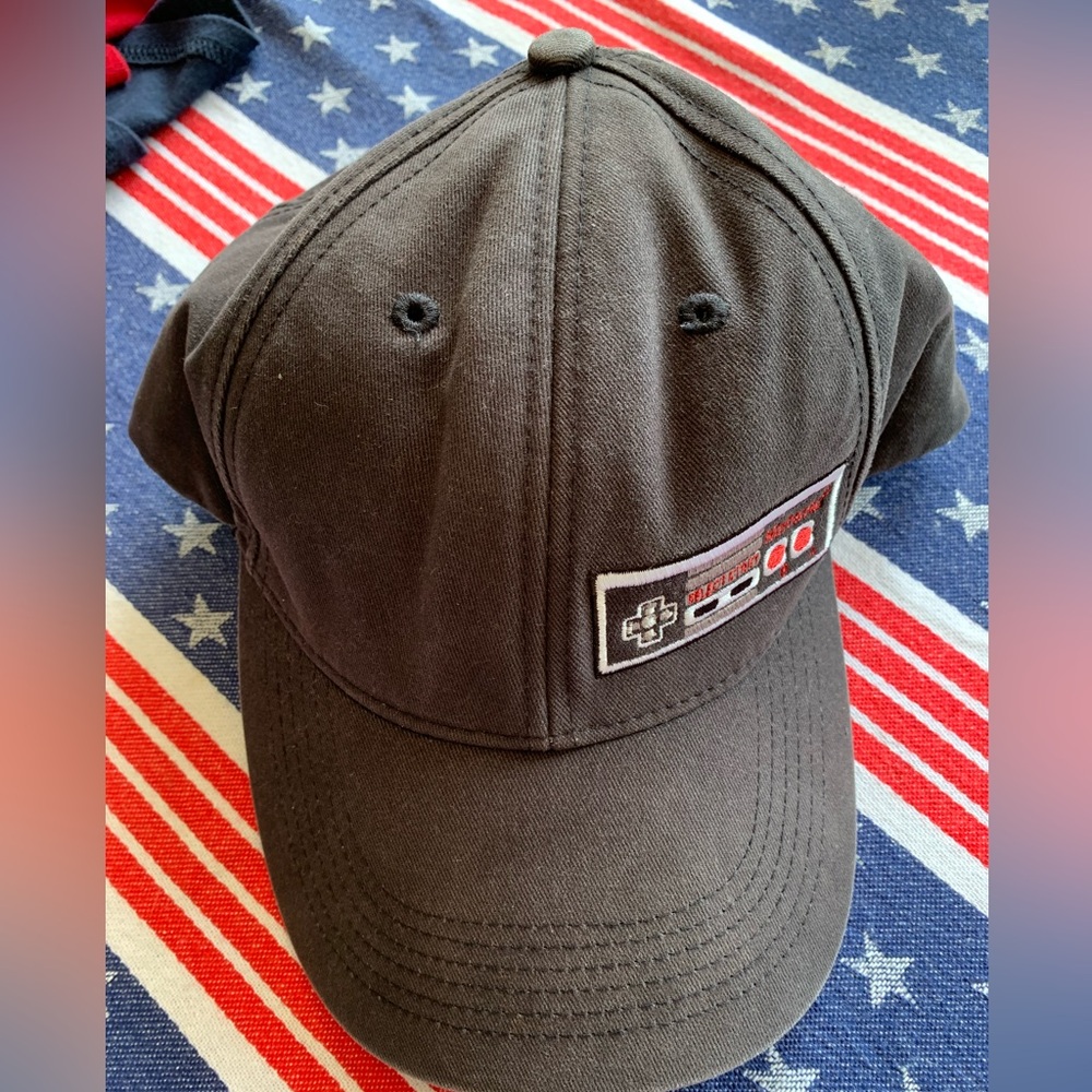 Black Nintendo BB Cap adjustable good condition